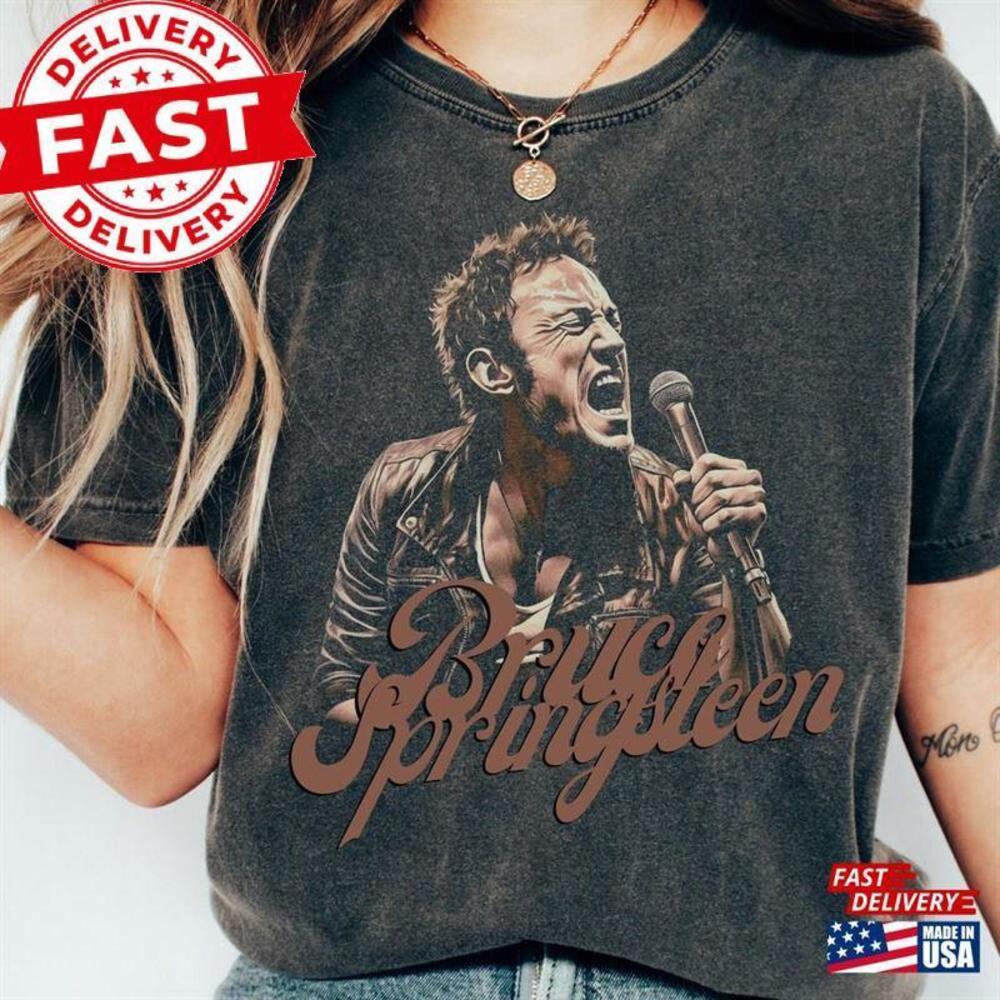 Bruce Springsteen T-Shirt Oversized Shirt Classic Rock Unisex - Picture 1 of 4